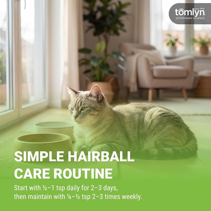 Tomlyn Laxatone Maple-Flavored Hairball Remedy Gel for Cats and Kittens, 4.25oz