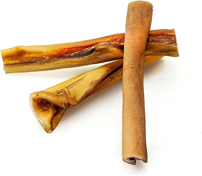 Best Bully Sticks Cheeky Beef Treats - 6 Inch 12 Count (Pack of 1) - Single Ingredient, 100% Grass-Fed, USA Packed, Long-Lasting, Odor Free Alternative to Bully Sticks