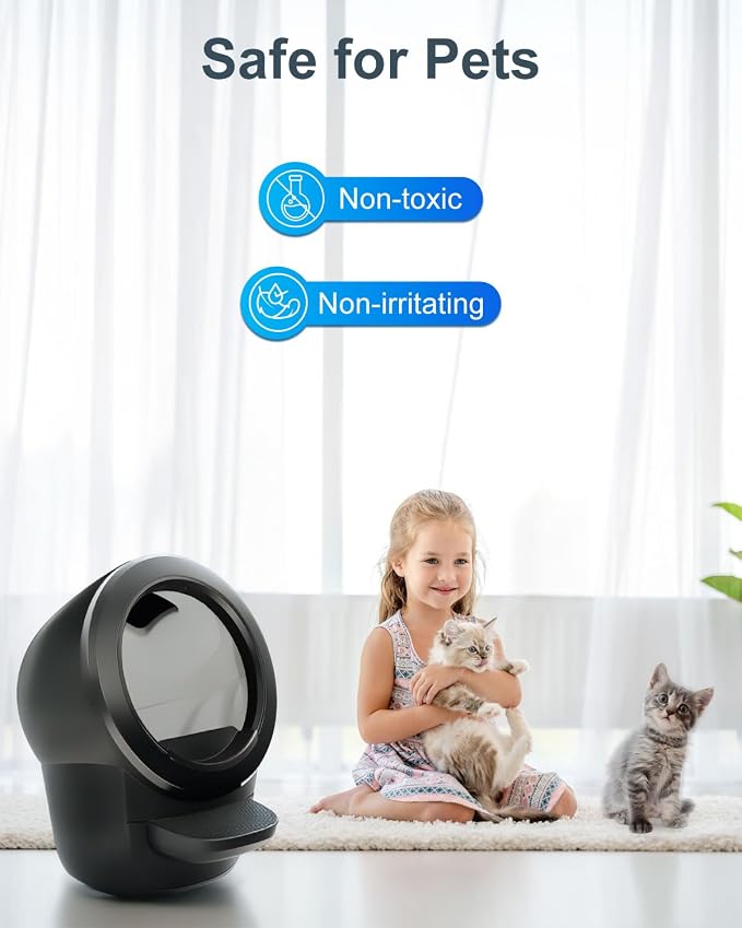 16 Pcs Cat Litter Box Deodorizer Refills Compatible with Whisker OdorTrap Pod Litter Robot 4 Accessories Filter, Eliminates Odors, Litter Box Odor Eliminator (Lime Scent)