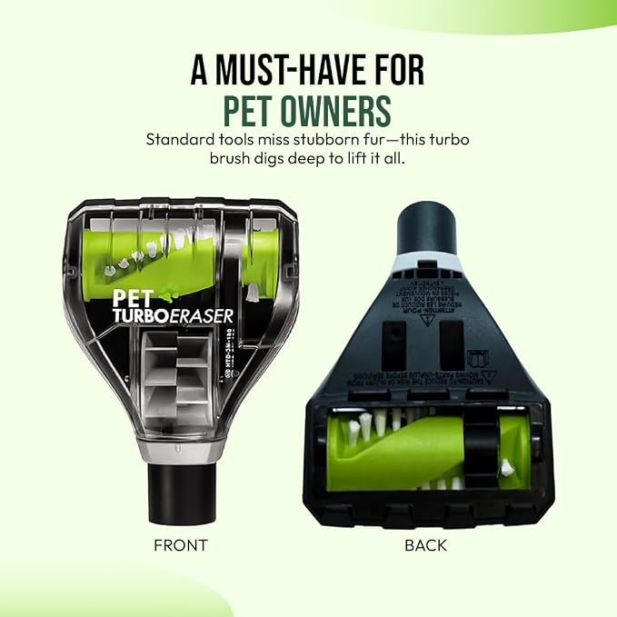 Selgo Replacement Pet Hair Removal Turbo Brush Vacuum Tool, For Bissell Vacuum Cleaners - Pet Hair Vacuum Attachment - TurboEraser