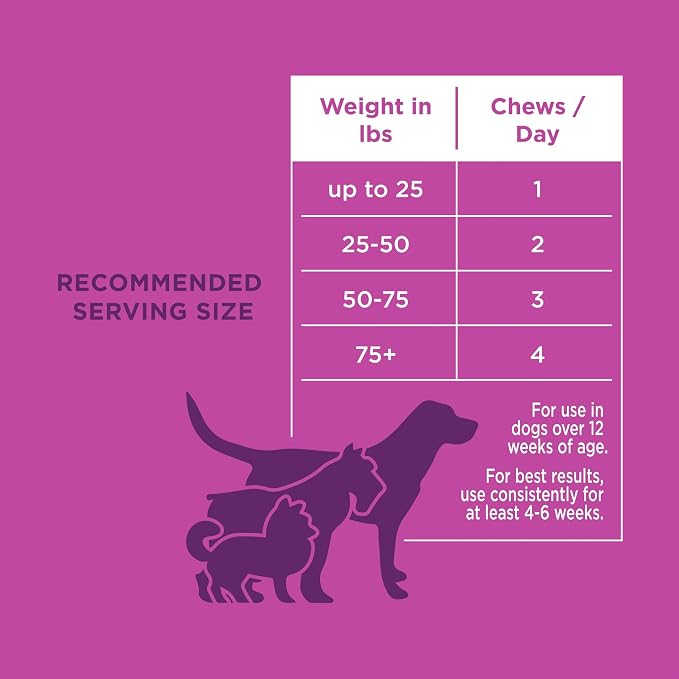 Natural Rapport Dog Calming Chews - The Only Melatonin Soft Chews that Dogs Need - 120ct Contain Melatonin, Valerian Root and Chamomile