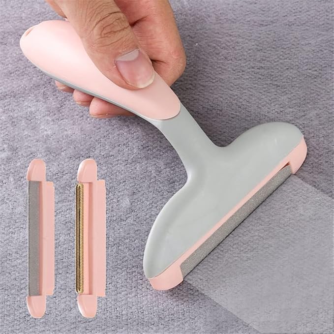 Mini Portable Lint Remover Clothes Fuzz Fabric Shaver for Woolen Coat Carpet Pet Hair Cleaning Brush Wool Roller(Black-JoJo's Bizarre Adventure1)