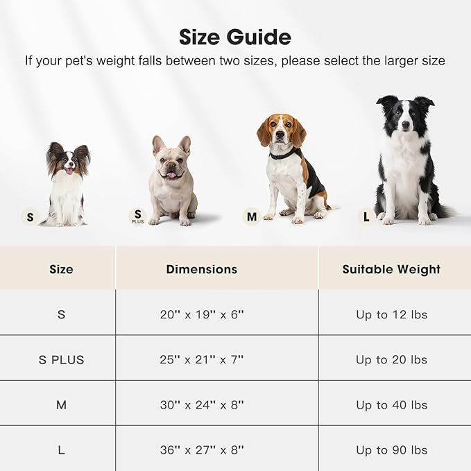 MIXJOY Dog Beds for Small Dogs Cats, Soft Cat Bed for Indoor Cats, Rectangle Pet Bed for Puppy Kitty, Washable Dog Bed with Removable Cover, Anti Slip Bottom, 20"x19"x6", Grey