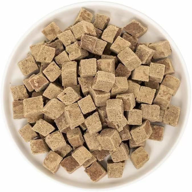 Organic Freeze-Dried Beef Treats — 100% Single-Ingredient Beef — Grain-Free, Gluten-Free, High Protein, Allergy-Friendly Topper & Reward — Made in USA (1 Bag)