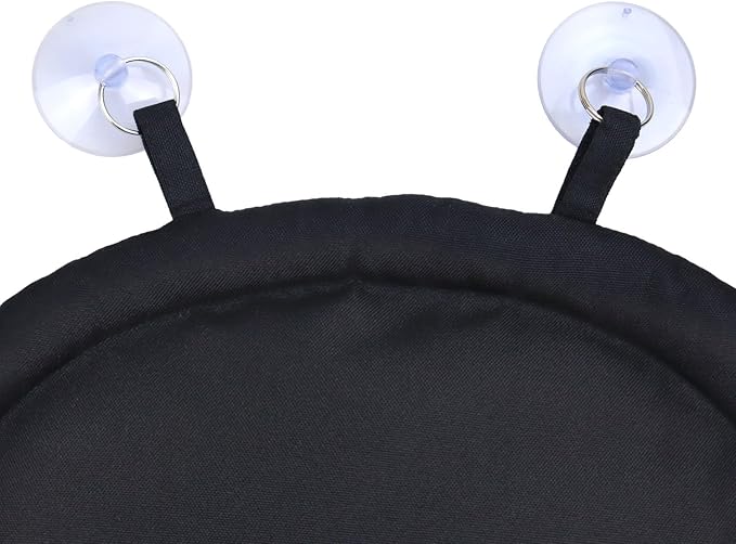 pinklilycare Bearded Dragon Car Pillow with Suction Cups Providing All Around 360° Sunbath for Reptile Bearded Dragon Chameleon Lizard Travel Lounge
