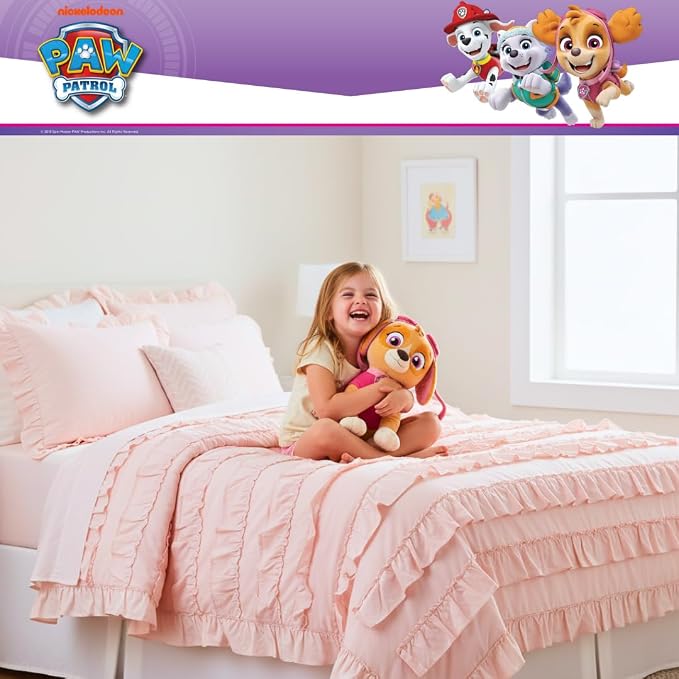 Paw Patrol Skye Cuddle Pillow, Kids Bedding Super Soft Plush Pillow, (Officially Licensed Product) By Franco
