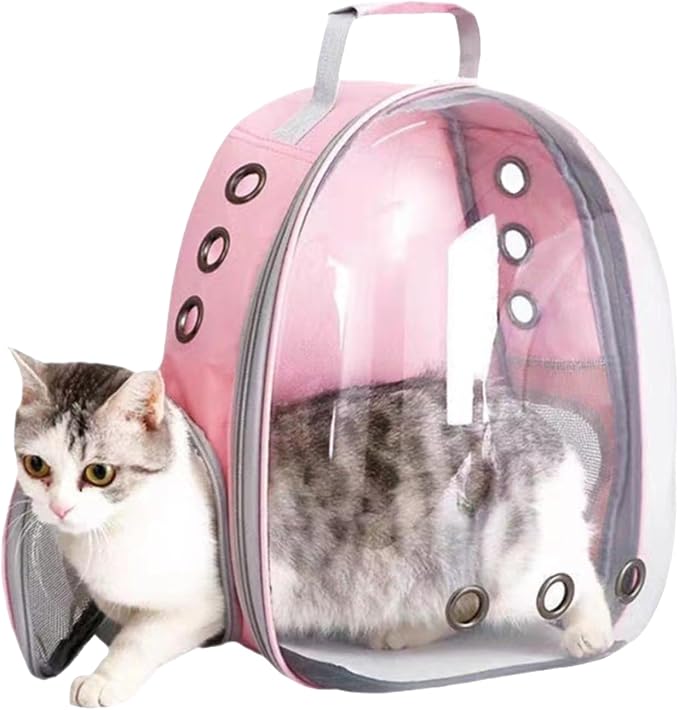 Pet Bag Transparent Space Cabin Backpack Breathable Outdoor Portable Backpack Large Capacity Pet Aviation Box Cat Bag