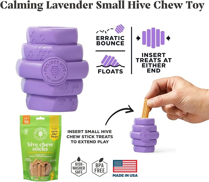 HIVE Parent (Calming Lavender, Hive Chew Toy for Small Dogs)