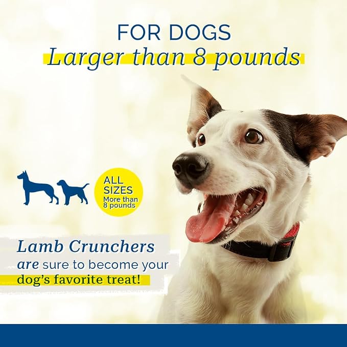 PCI Pet Center, Inc Lamb Crunchers - Lamb Lung Dog Training Treats - Premium Quality, 100% Natural, Single Ingredient - Dog & Puppy Treats - 7 oz Bag (Pack of 2)