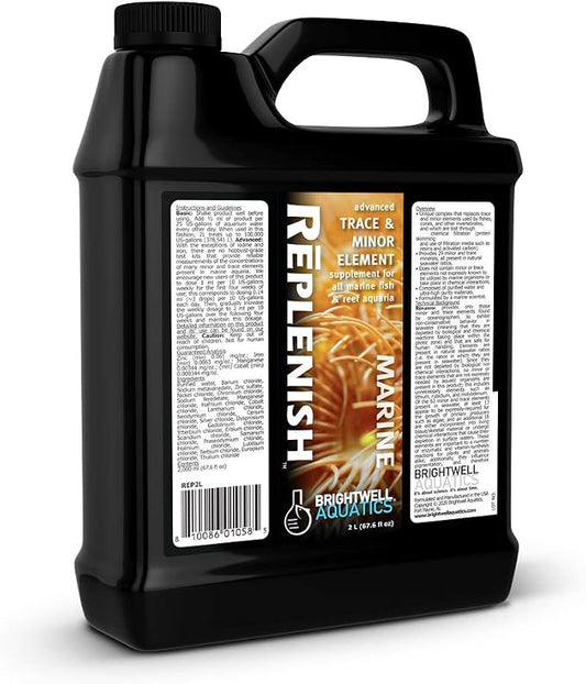Brightwell Aquatics Replenish Trace Element Supplement for Reef Tanks, 2L
