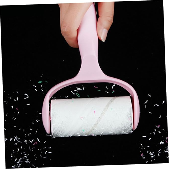 2sets Lint Roller for Pet Hair Sticky Lint Remover Handle for Clothes Furniture Carpet and More