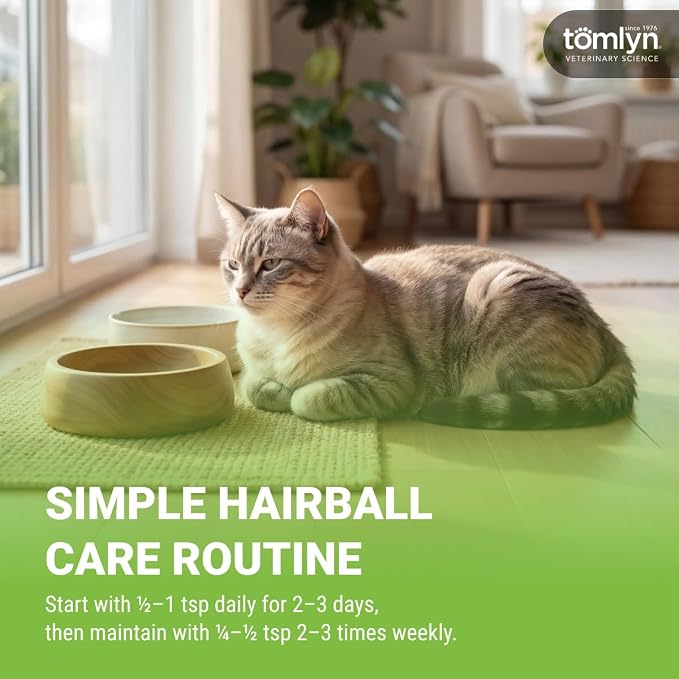 TOMLYN Laxatone Tuna-Flavored Hairball Remedy Gel for Cats and Kittens, 4.25oz - Pack of 2