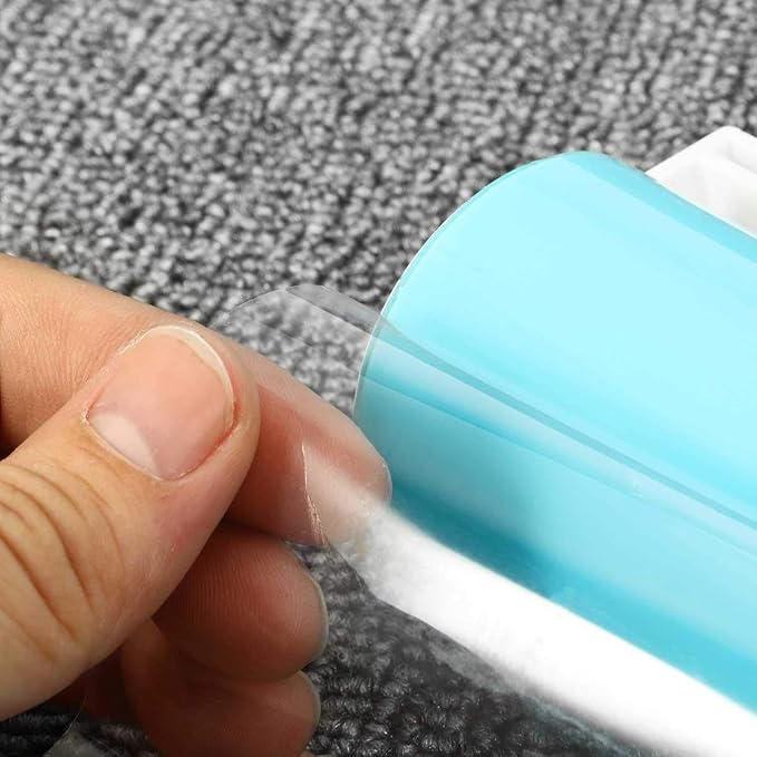 3Pcs Washable Roller Cleaner Lint Sticky Picker Pet Hair Dust Remover Brusher Quickly Plastic + TPR for Clothes Carpets Furnit