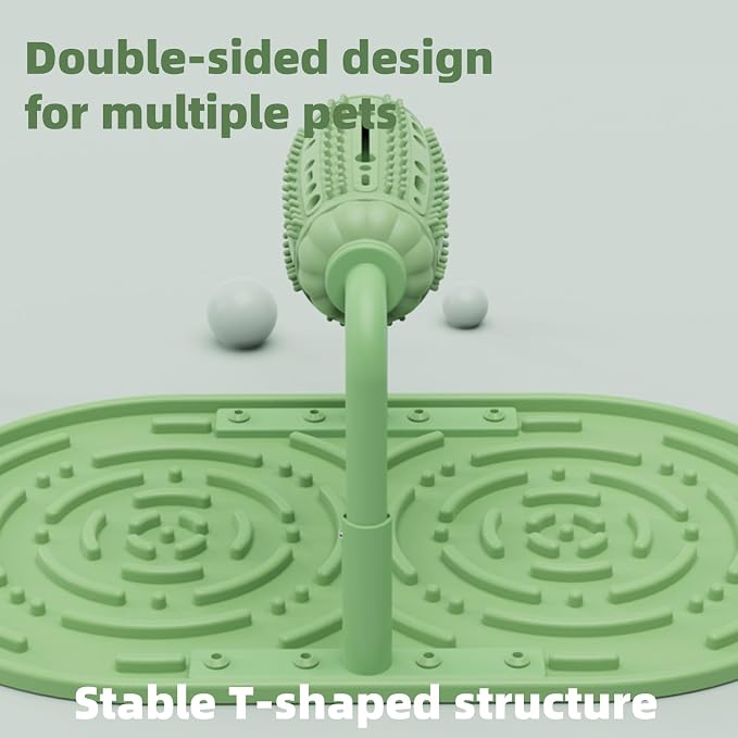 Dog Puzzle Feeder, Silicone Slow Food Mat, Interactive Dog & Cat Food Puzzle Toy, Adjustable Height, Large Capacity, Relieves Anxiety and Boredom, Enhances IQ Training for Large Dogs Pets