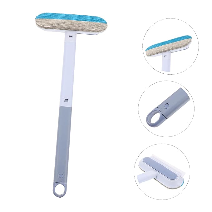 Happyyami 3pcs Pet Hair Remover Brush for Dogs Cats Reusable Lint Remover for Furniture Carpet