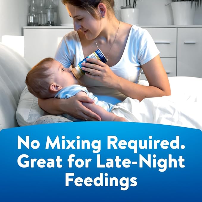 Similac 360 Total Care Infant Formula,Has 5 HMO Prebiotics,Our Closest Prebiotic Blend to Breast Milk,Non-GMO,Baby Formula,Ready to Feed,8-fl-oz Bottle,(Pack of 48)