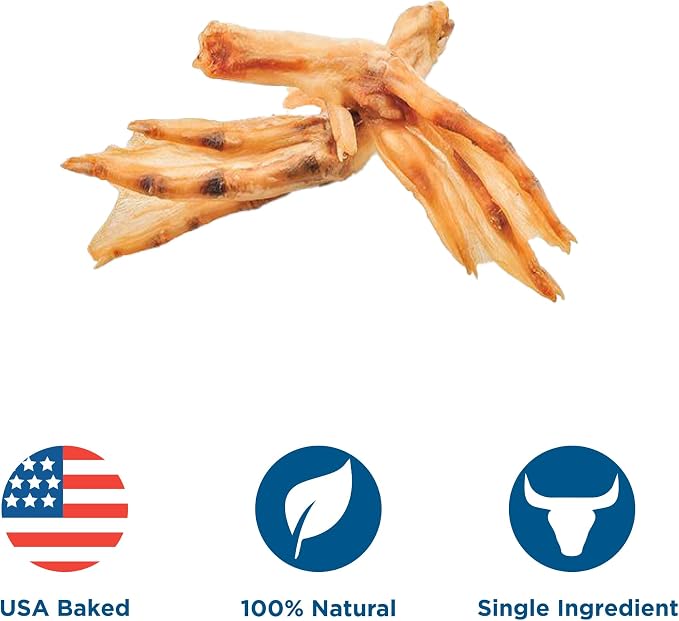 Best Bully Sticks Duck Feet - 30 Count (Pack of 1) - All-Natural, Single-Ingredient, Easily Digestible, Supports Hips and Joints - Safe Alternative to Chicken Feet Dog Treats
