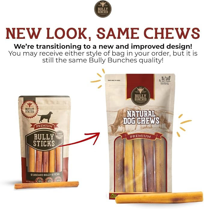 Bully Bunches Large Authentic Yak Cheese Himalayan Chews for Large Dogs & Heavy Chewers - All Natural Dog Treat Dental Chews, Made with Real Yak Milk - Lactose & Rawhide Free (2 Pk)