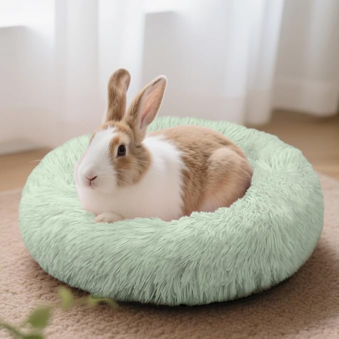 Bunny Bed Rabbit Hideout Large Soft & Comfortable Small Animal Bedding Cozy Bed Mat Warm Hideaway Cage Accessories for Guinea Pig