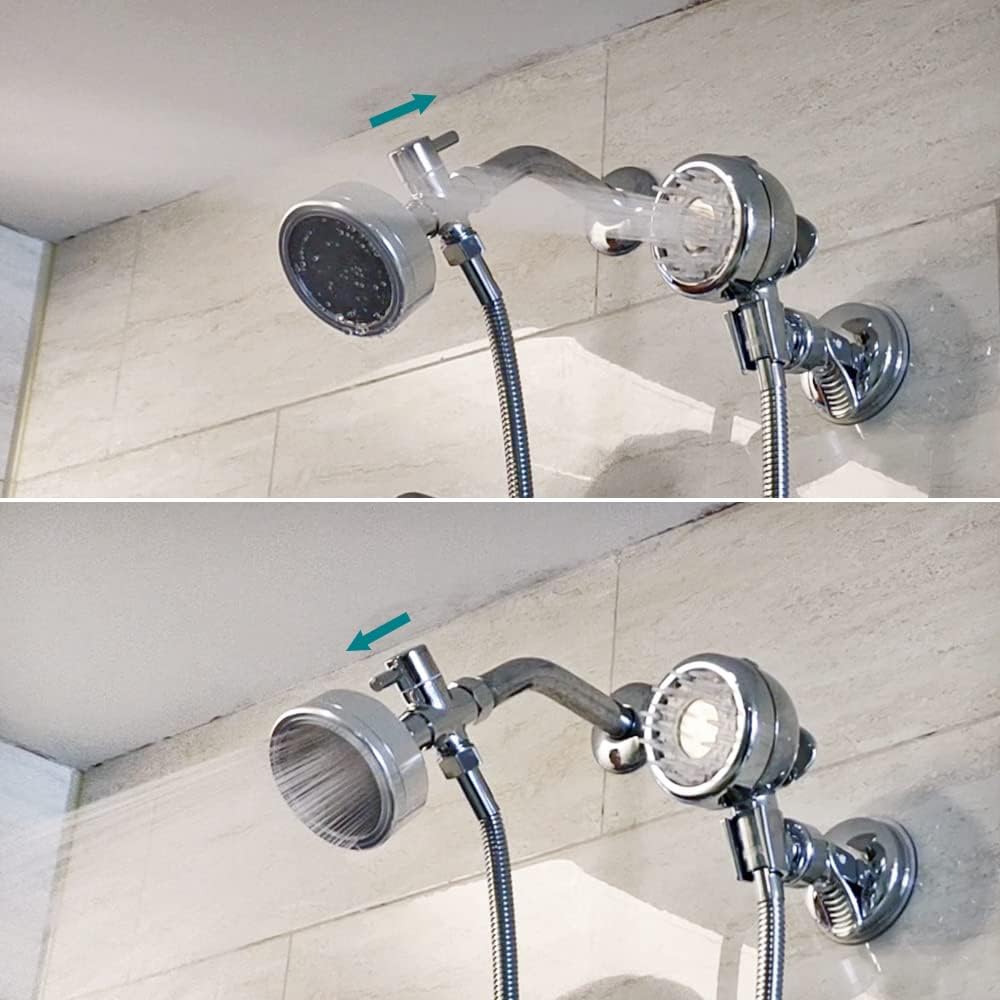 Pet Shower Set with 8.2ft Hose for Bathroom Shower Arm (Suction Holder)