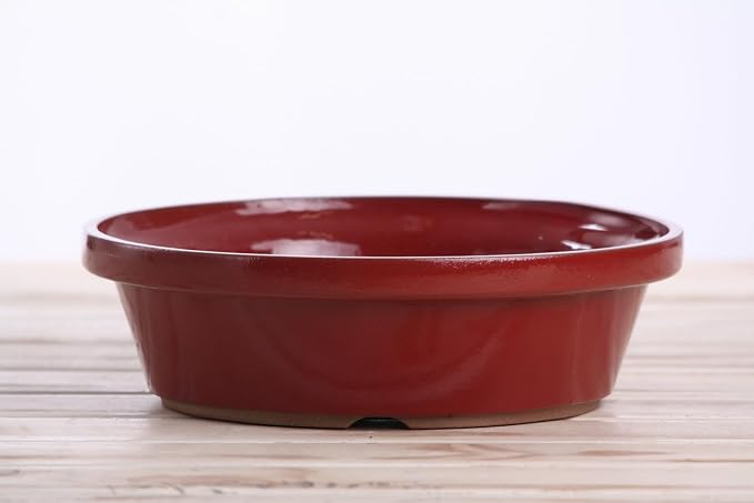Willow Ceramics Dog Bowl – Handmade Ceramic Slow Feeder, 30.4oz Anti‑Gulp Bowl for Medium to Large Dogs, Dishwasher Safe, Made in USA (Red, 8inch)