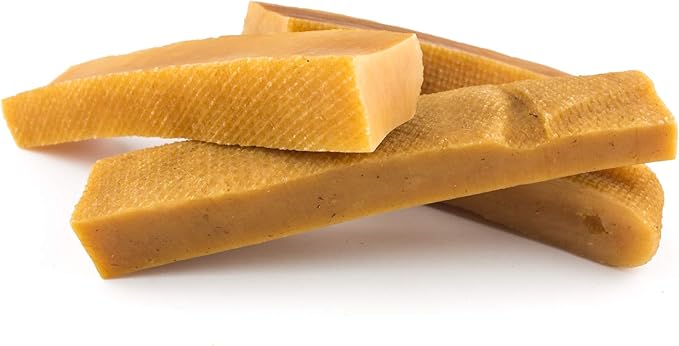 Yeti Dog Chew - Yak Cheese Himalayan - Healthy Long Lasting - Yak Chews for Large, Medium and Small Dogs - Yak Bones for Dogs - Natural Yak Cheese- Medium, Bulk 3 lb