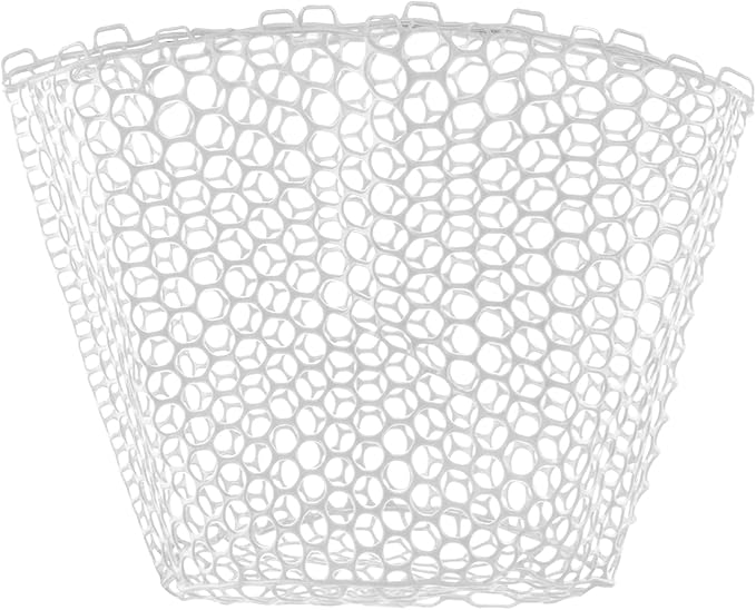 Dr.Fish Fishing Landing Net Replacement Rubber Fishing Net Without Handle Foldable Mesh Netting for Freshwater Saltwater