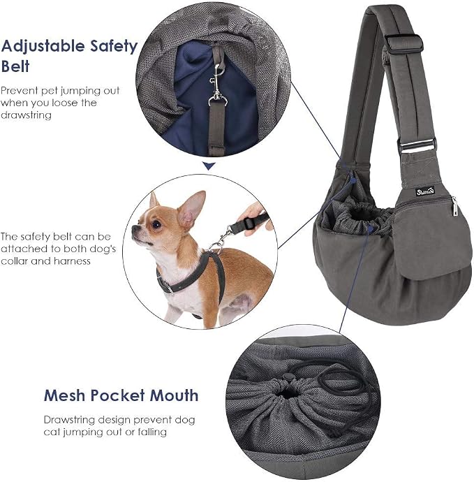 SlowTon Pet Sling Carrier + SlowTon Pet Carrier (Bundle)