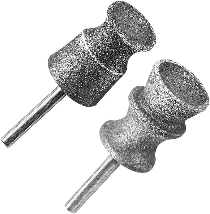 Diamond Dog Nail Grinder Attachment,1/8'' Pet Nail Grinder Wheel for Dog Nail Grinder, Diamond Rotory Bit for Dogs&Pets Nail Care (Large A+V)