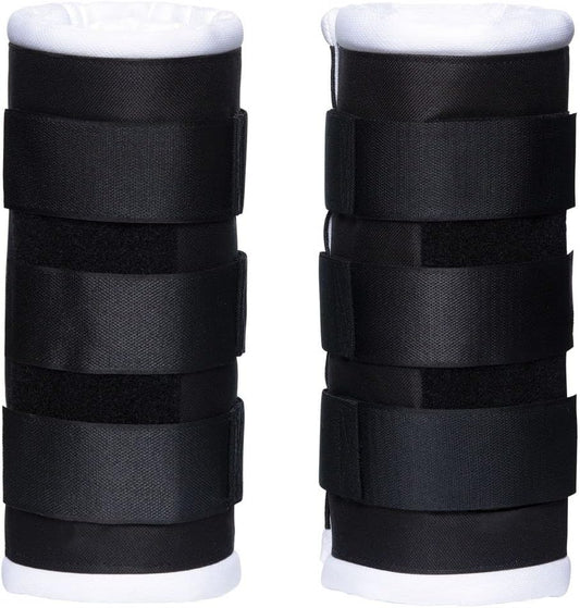 Schneiders Dura-Tech Tekno-Dri Quick Wrap No Bow Leg Wraps for Horses | Exceptional Support & Moisture-Wicking Protection | Color Black | Size 14"