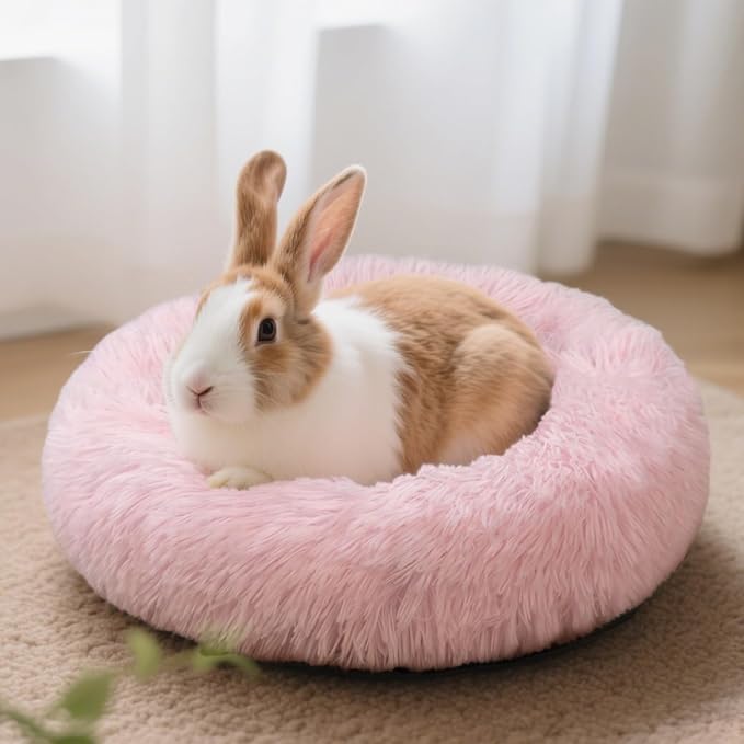 Bunny Bed Rabbit Hideout Large Soft & Comfortable Small Animal Bedding Cozy Bed Mat Warm Hideaway Cage Accessories for Guinea Pig