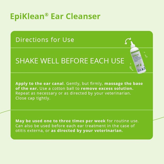 EpiKlean Ear Cleanser for Dogs and Cats, 12 oz