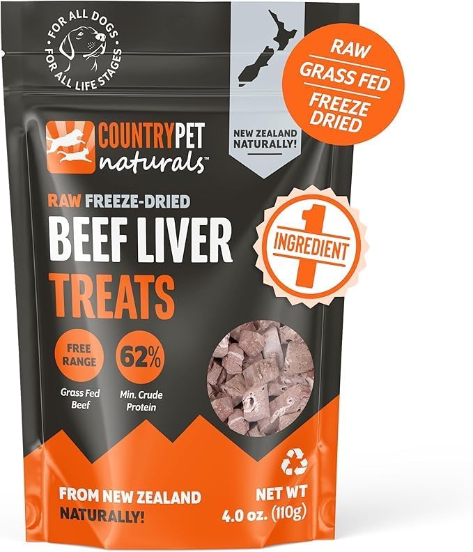 Freeze-Dried Beef Dog Treats, 6-case