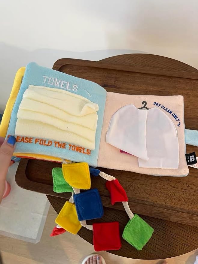 Dog Enrichment Toys, Interactive Sniff Mat Cute Slow Feeder Dog Snuffle Book Interactive Dog Toys Dog Feeding Mat Squeaky Snuffle Mat Puzzle Toys for Pet