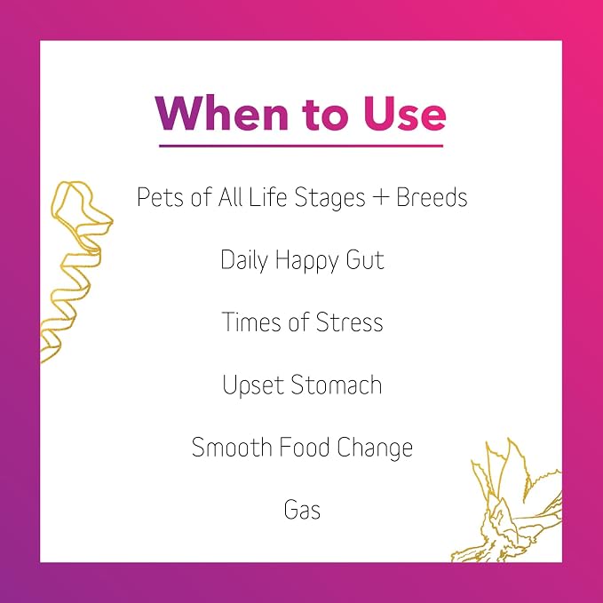 InClover Optagest Natural Digestive Aid, Organic Prebiotics & Enzymes Supplement Powder for Dogs and Cats - Promotes Healthy Stools, Less Gas, Optimal Nutrient Absorption, Intestinal Balance, 7 sticks