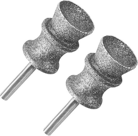 Diamond Dremel Dog Nail Grinder Bits for Rotary Tool,1/8'' Dremel Dog Nail Grinder Attachment-Pet Nail Grinder Bit Work for Animals Nail Care Large A 2P