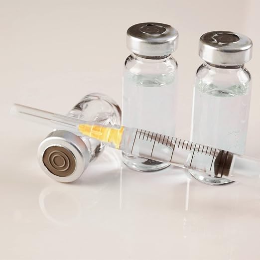 100 Pack 2.5ml 25Ga Plastic Syringe with Measurement for Scientific Labs and Industrial Dispensing, Disposable Individually Wrapped (100, 2.5ml-25Ga)