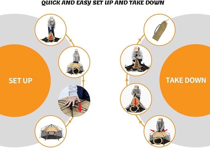 Pumpkin Cat Tent for Indoor and Outdoor Cat Enclosures, X-Large Portable Pop Up Cat Playpen with Tunnel, Foldable Breathable Mesh Pet Tent for Cats, Rabbits and Small Animals