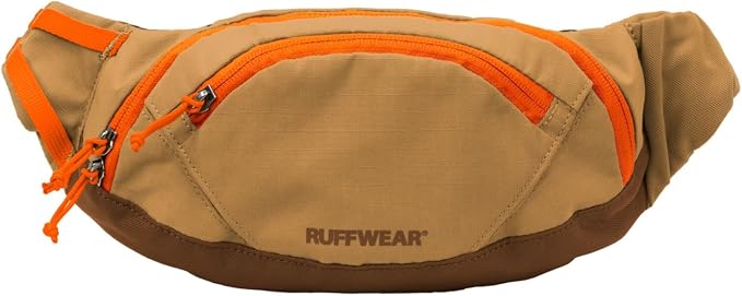Ruffwear, Home Trail Hip Pack, Dog Walking Fanny Pack Crossbody with Adjustable Belt, Treat Pouch, Poop Bag Holder, Phone Pocket, Hands-Free for Training, Hiking, Running, Travel, Brown Bear