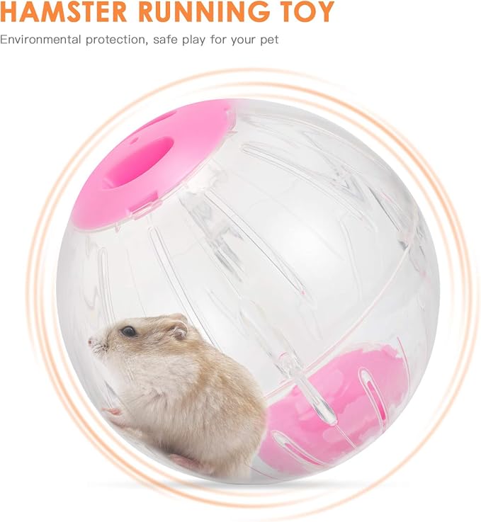 POPETPOP Hamster Running Ball, Exercise Ball Small Animal Exercise Wheel Hamster Exercise Toys Rolling Toy Mini Spinner s for Gerbils Guinea Pigs Hedgehog