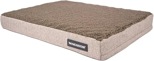 Winchester Pet Orthopedic Dog Bed with Removable Washabe Cover and Non-Slip Bottom, Medium
