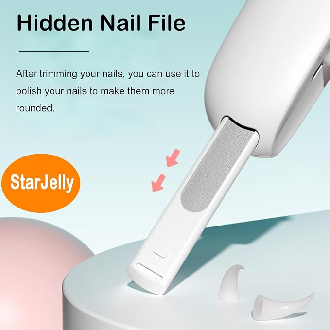 Cat Nail Clippers, Dog Nail Clippers for Kittens at All Stages and Puppies at a Young Age, Adjustable Hole Size with Hidden Nail File. (01 Blue)