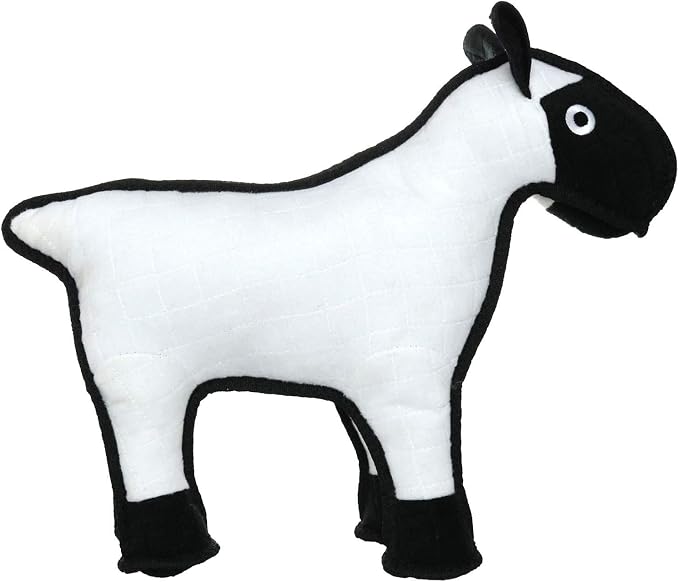 TUFFY® : 2 Pack Sheep Dog Toy: Ultra Durable Plush Toy with Multiple Layers & Reinforced Seams, Washable and Floats, Original Construction
