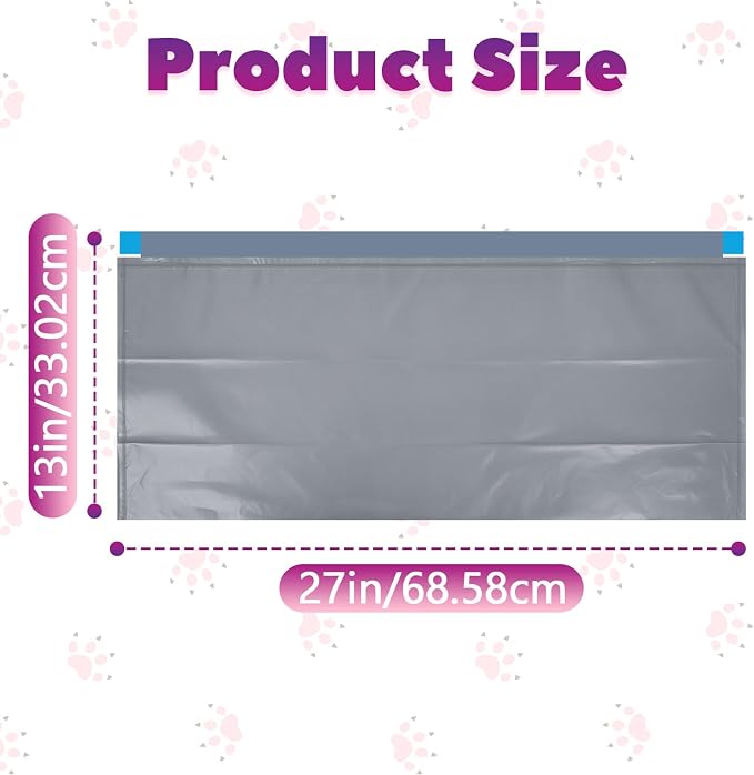 180Pcs Litter Box Liner Compatible with PETLIBRO Luma Automatic Cat Box | Thick Drawstring Liners for Waste Drawer
