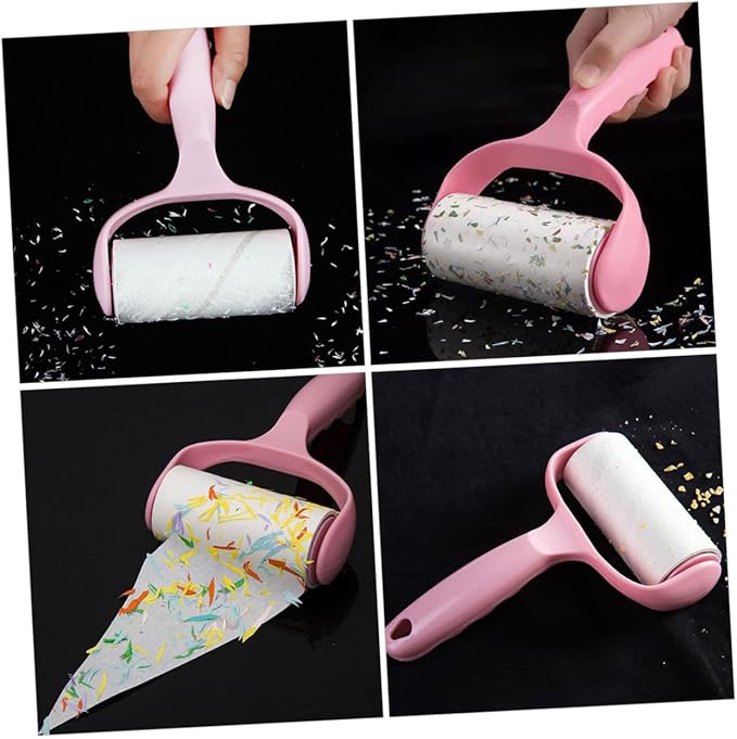 Beaupretty 5sets Portable Pet Lint Roller Hair for Clothes Furniture and Bedding Lightweight and Convenient Cleaning Tool Cover and Dust Cap for Dog and Cat Hair Removal