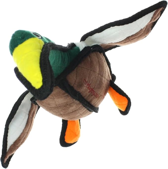 TUFFY® : Duck Dog Toy: Ultra Durable Plush Toy with Multiple Layers & Reinforced Seams, Washable and Floats, Original Construction