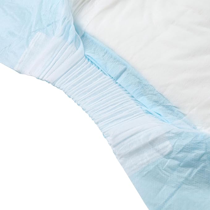 CutiePlusU Disposable Diaper Protective Underwear Absorbent Briefs Dry Surface- Blue 10 Pieces