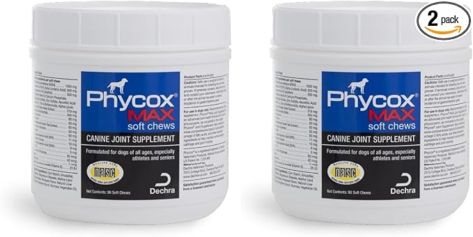 MAX Dog Joint Supplement Soft Chews,90 Ct,(Pack of 2)