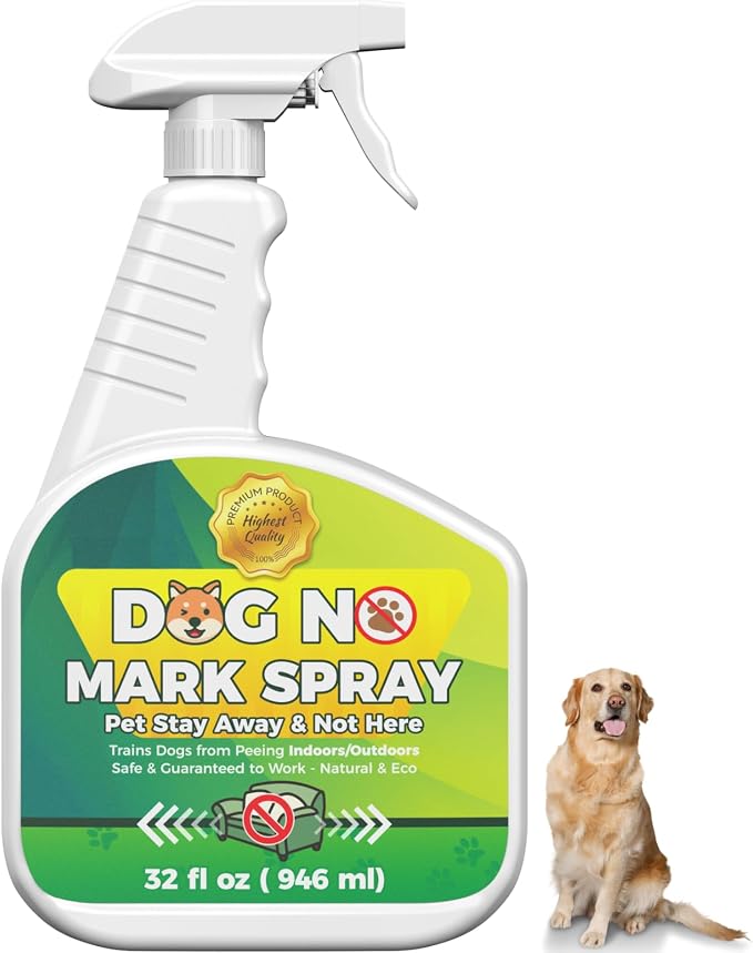 32oz Stop Peeing Spray for Dogs | Pet-Safe No Marking Spray | No Urine Marking Spray | Dog Potty Training Solution Indoor/Outdoor Urine