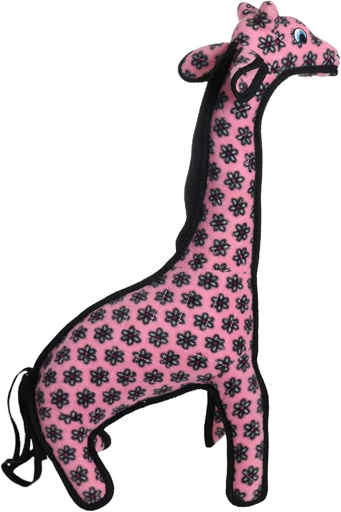 TUFFY® - 2 Pack Original : Giraffe Dog Toy : Ultra Durable Plush Dog Toy with Multiple Layers & Reinforced Seams, Washable and Floats, Original Construction